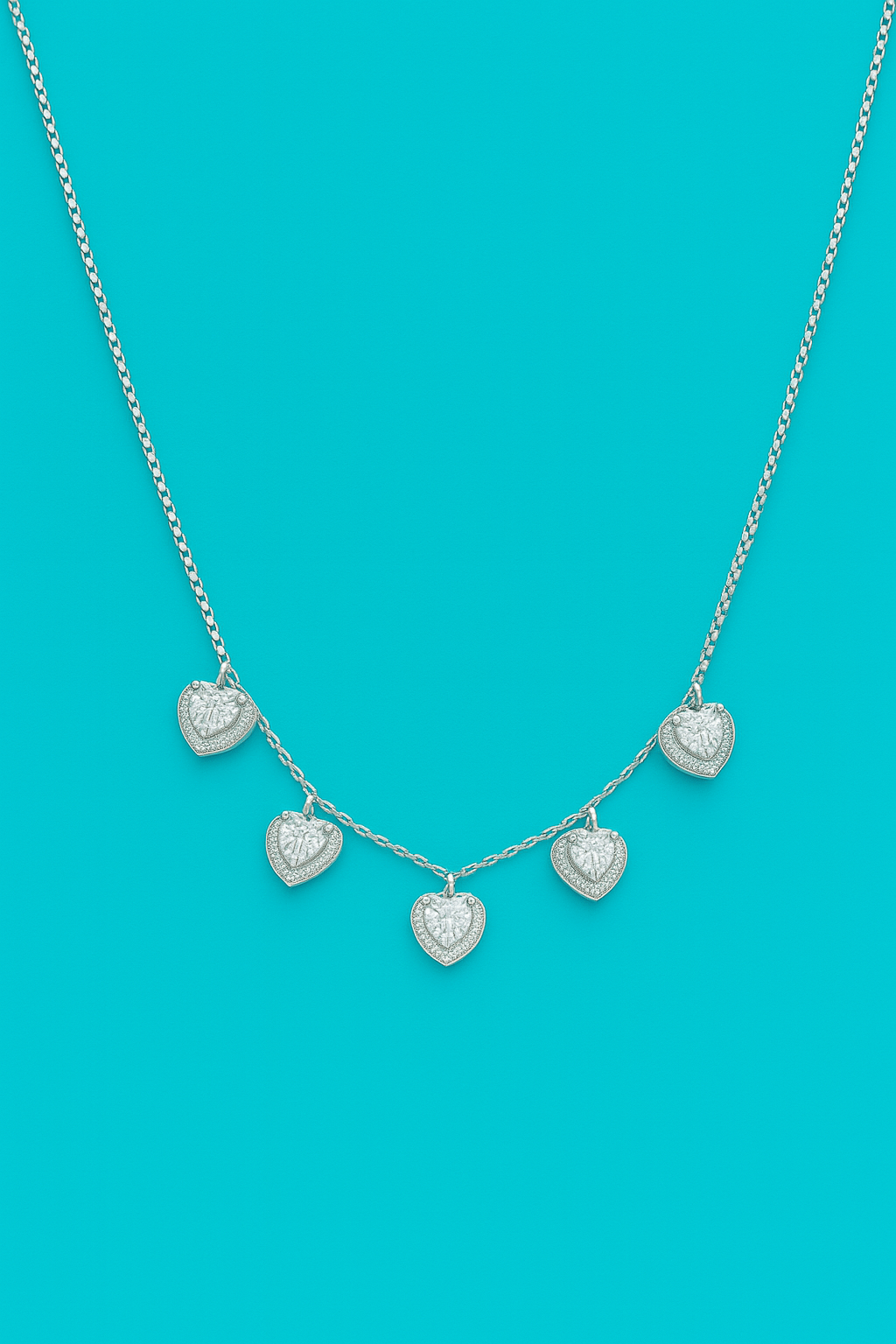 Tivara Heartstone Necklace- 925 Silver