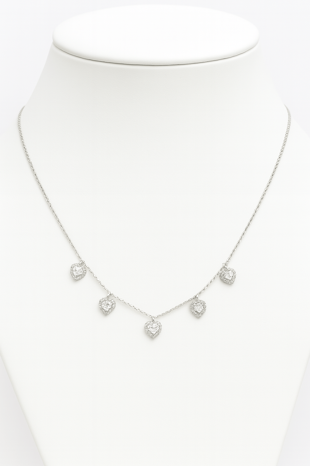Tivara Heartstone Necklace- 925 Silver
