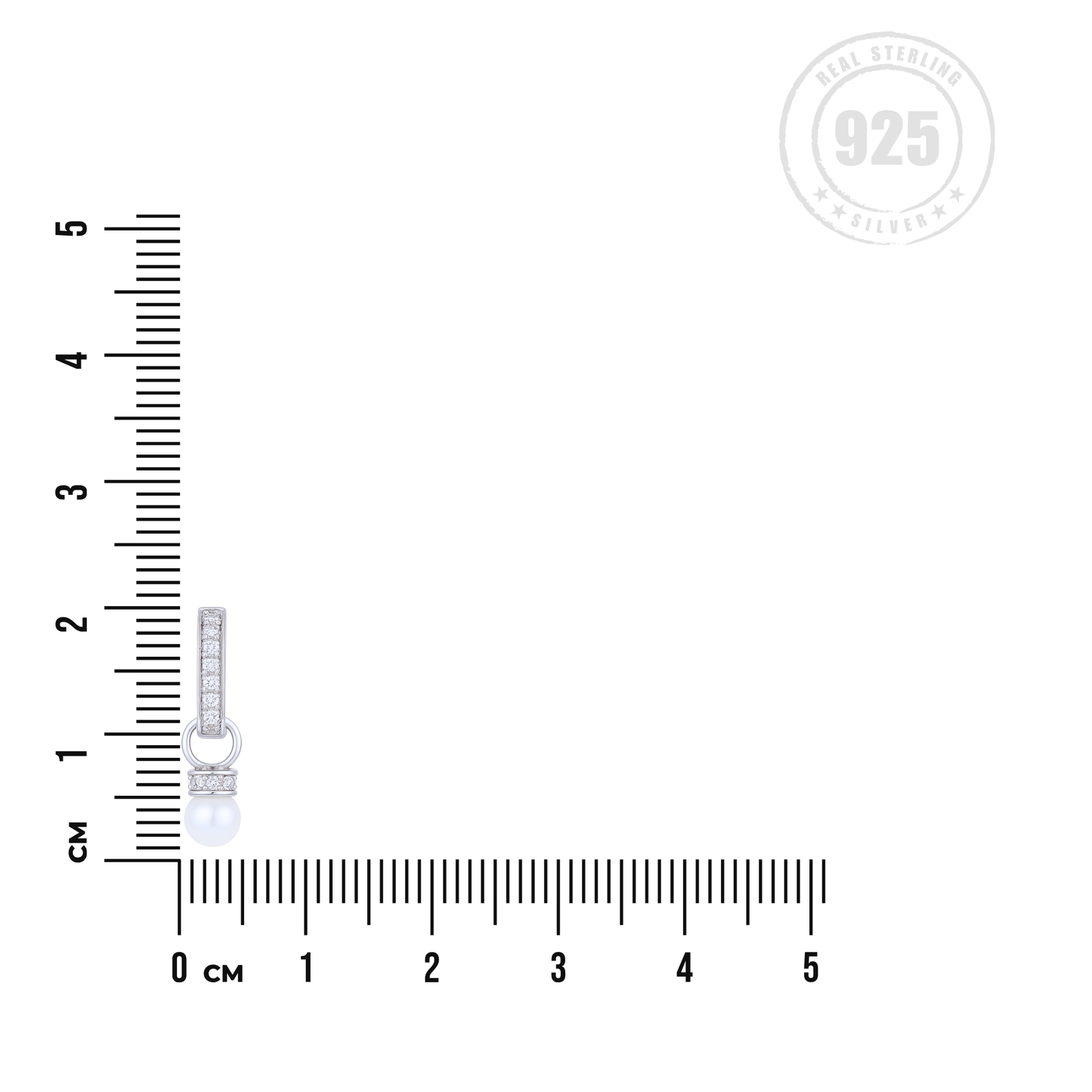 Luxe Pearl Convertible Hoop Earrings - 925 Silver