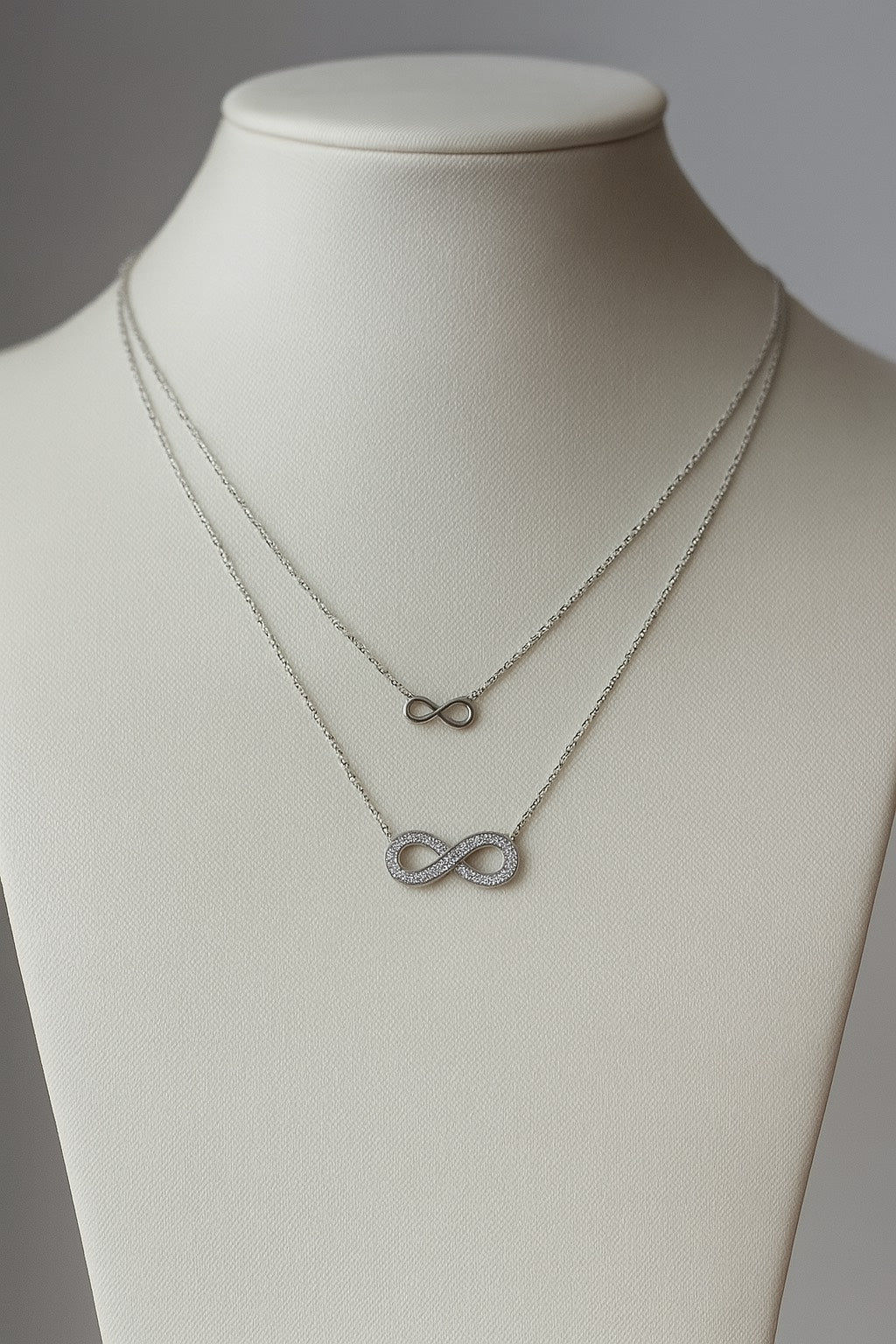 Infinity Stack Silver Pendant Necklace – Sterling 925
