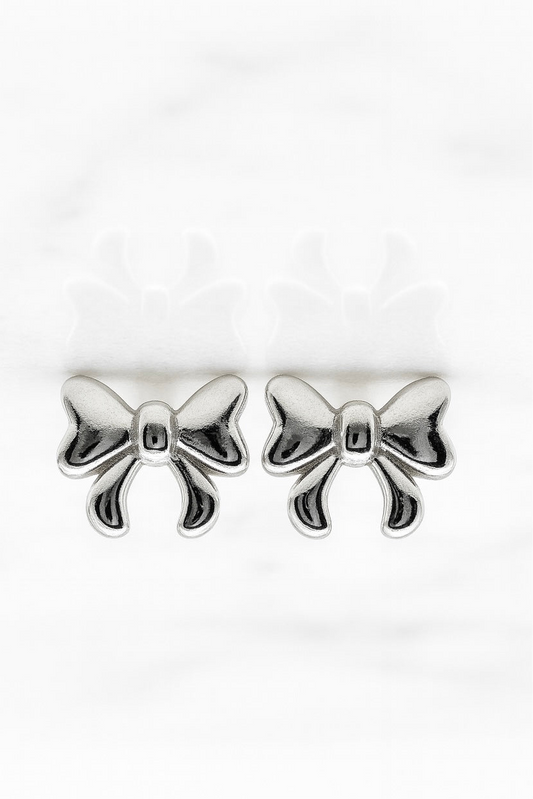 Kids Bow Earrings🎀 - 925 Sterling Silver