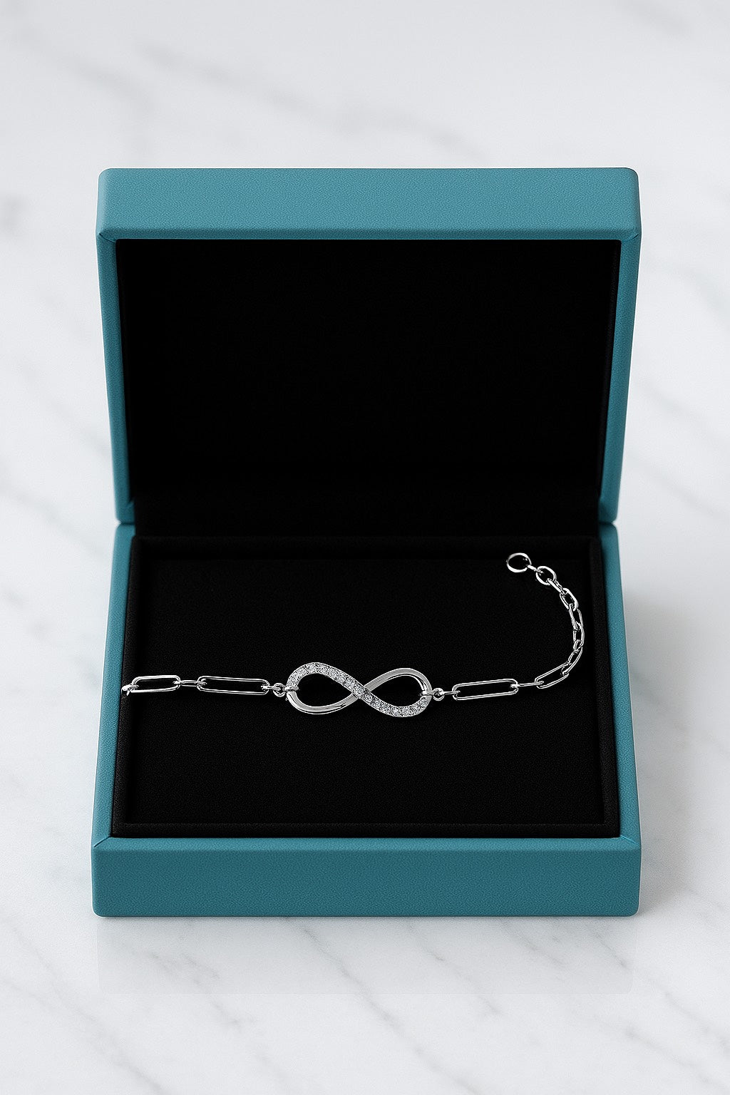 Infinity Sterling Silver Bracelet - 925 Silver