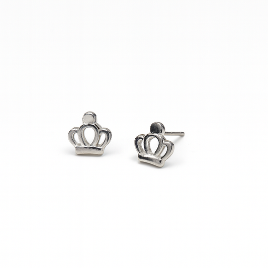 Kids Crown Earrings 👑 - 925 Sterling Silver