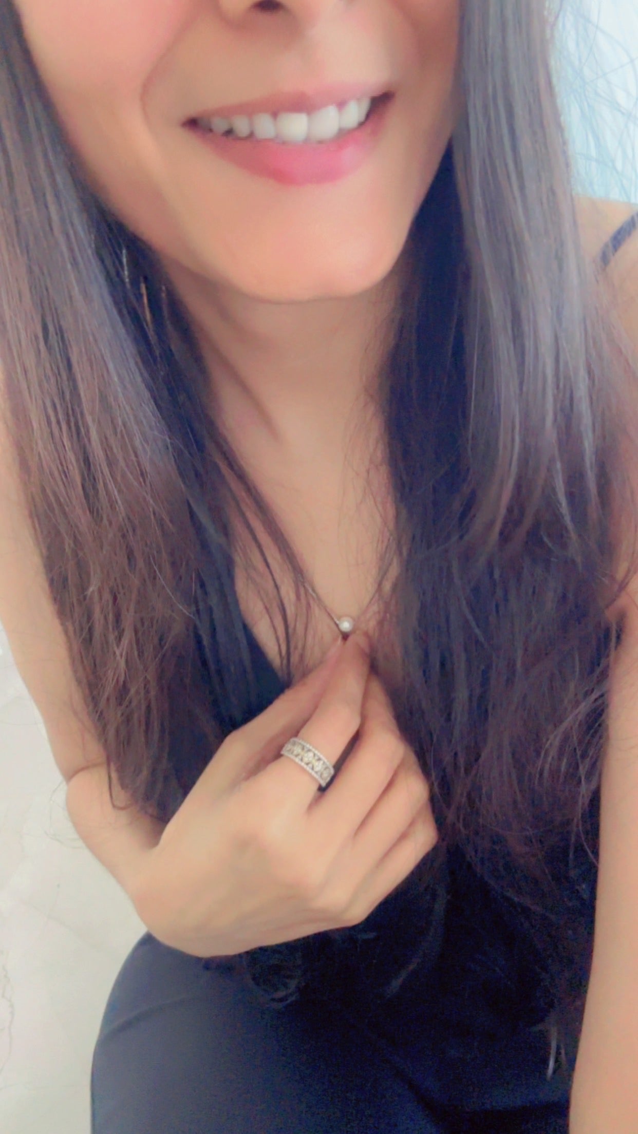 Solitaire Pearl Elegance Necklace – 925 Silver