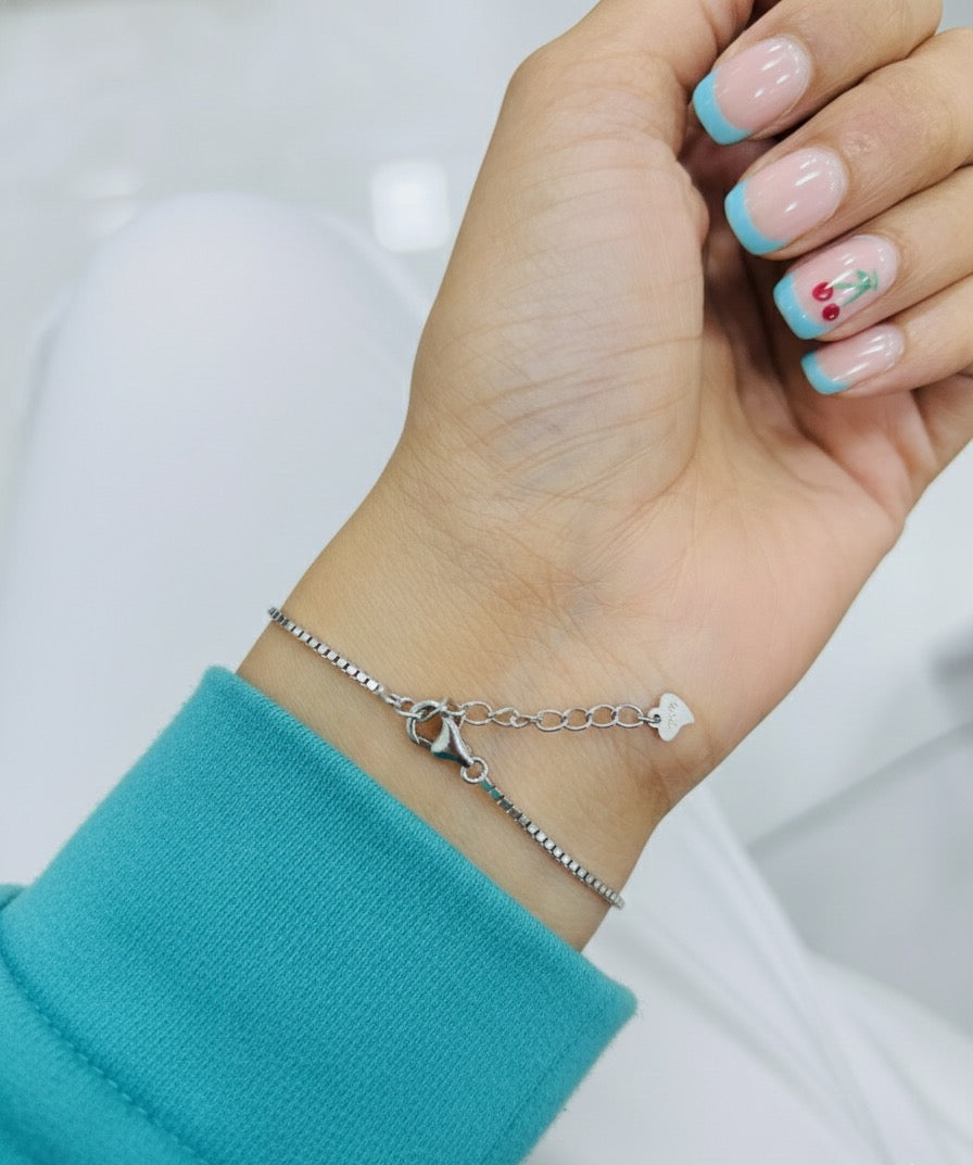 The Crown Pearl Bracelet- made with 925 Silver