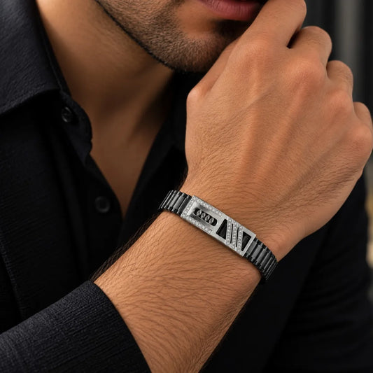 Tivara Divine Script Rolex Bracelet - Made with 925 Silver