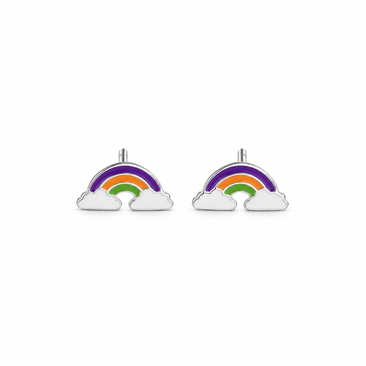 Tivara Rainbow Cloud Kids Earrings - Made with 925 Silver