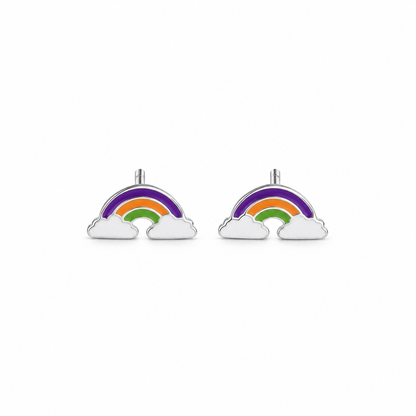 Tivara Rainbow Cloud Kids Earrings - Made with 925 Silver