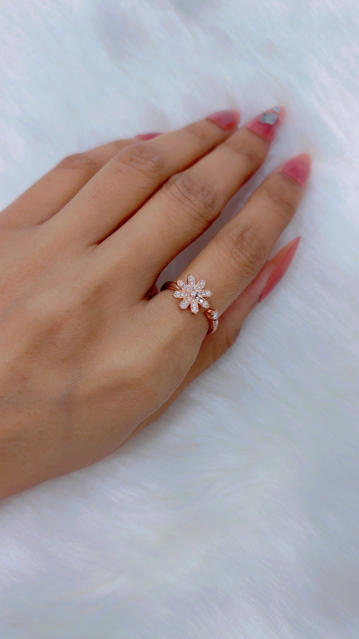 The Eternal Bloom Ring - made with 925 Silver
