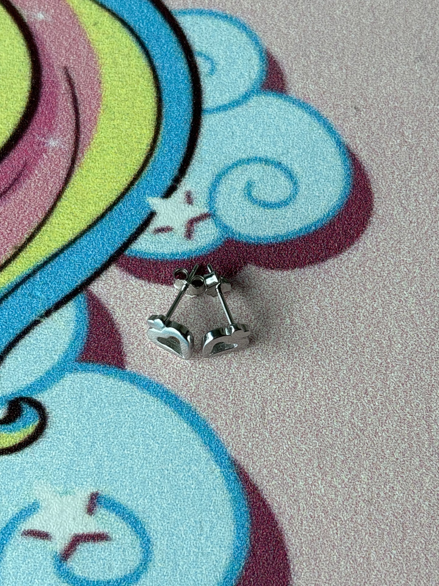 Kids Heart Earring- 925 Sterling Silver