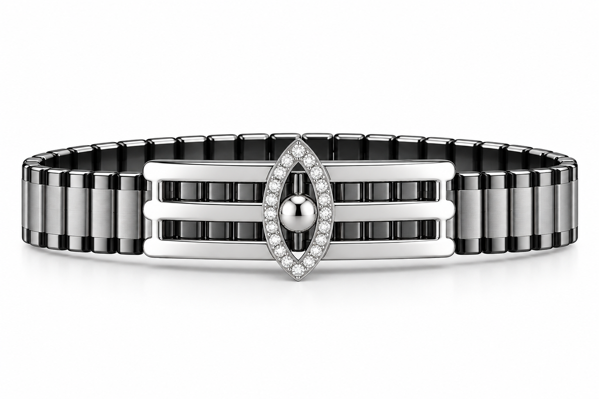 Tivara Imperial Eye Rolex Bracelet - Made with 925 Silver
