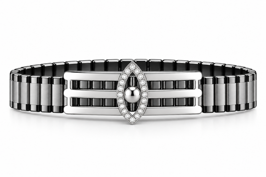 Tivara Imperial Eye Rolex Bracelet - Made with 925 Silver
