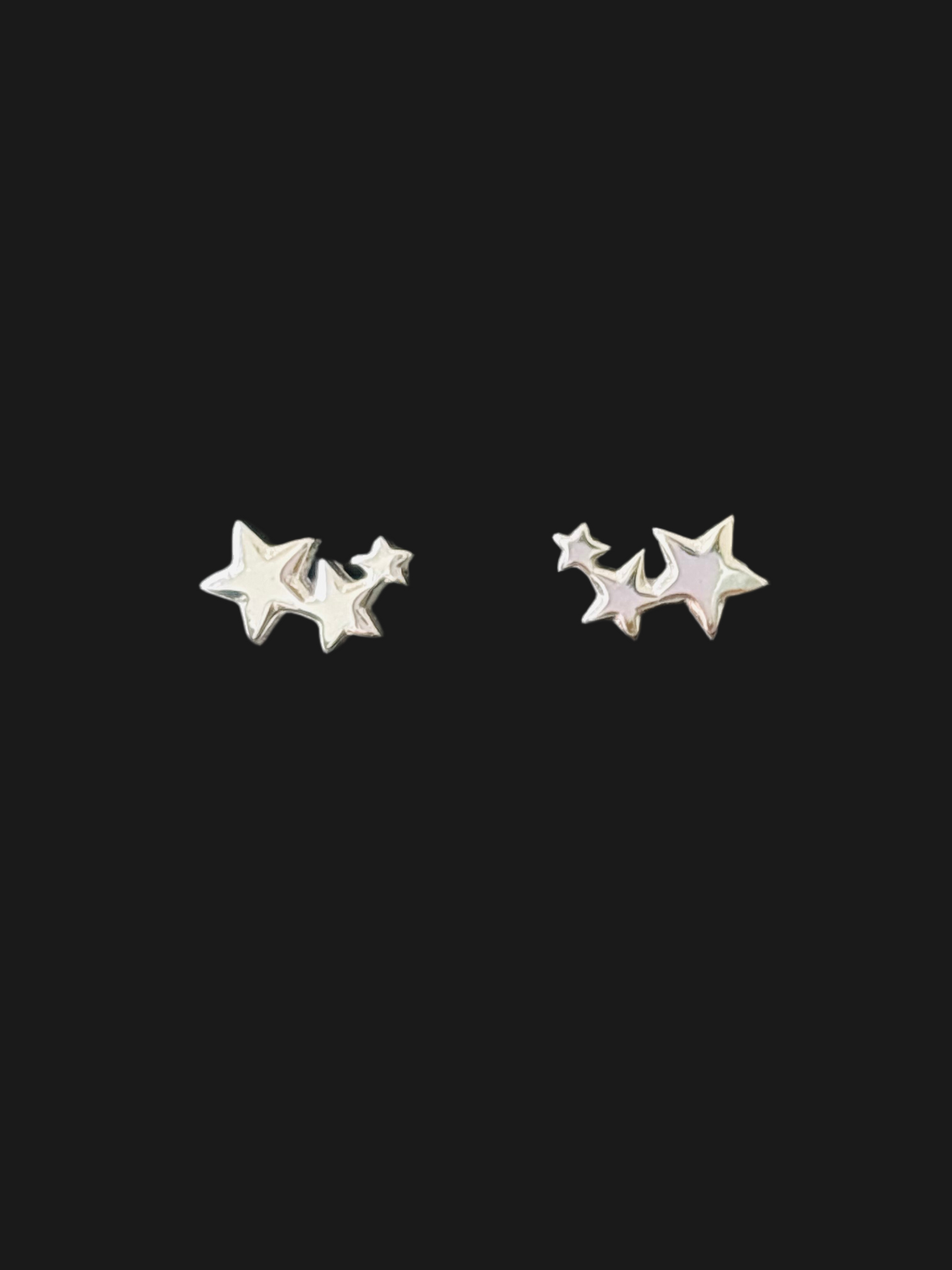 Kids Stars Earrings - 925 Sterling Silver
