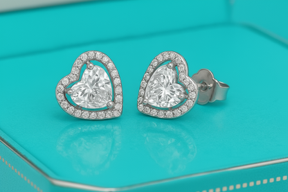 Solitaire Heart Shape - 925 Sterling Silver