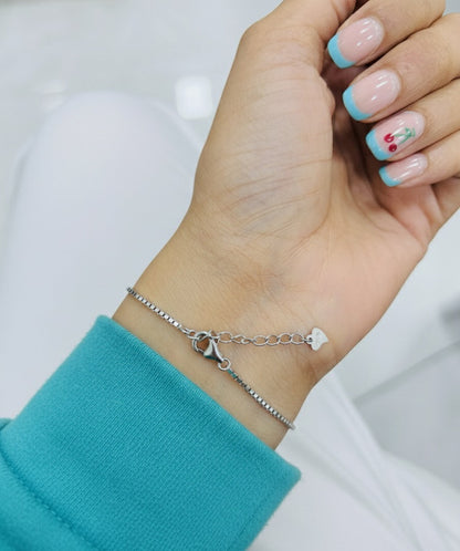 The Crown Pearl Bracelet- made with 925 Silver