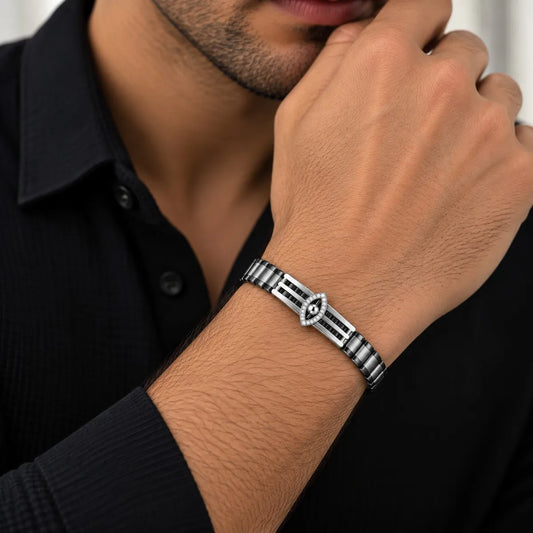 Tivara Imperial Eye Rolex Bracelet - Made with 925 Silver