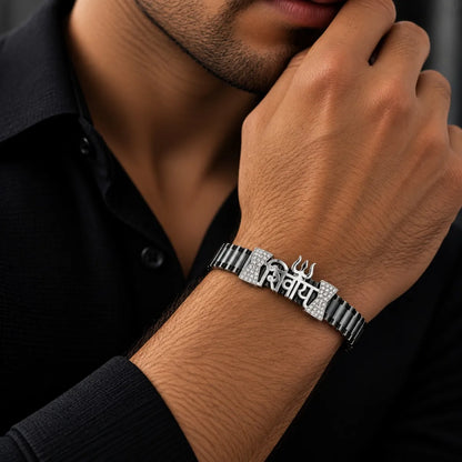 Tivara Mahadev Trishul Rolex Bracelet - Made with 925 Silver