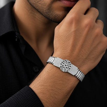 Tivara Mahakaal Silver Rolex Bracelet - Made with 925 Silver