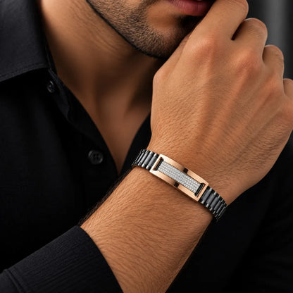 Tivara Predator Elite Rolex Bracelet - Rose Gold - Made with 925 Silver