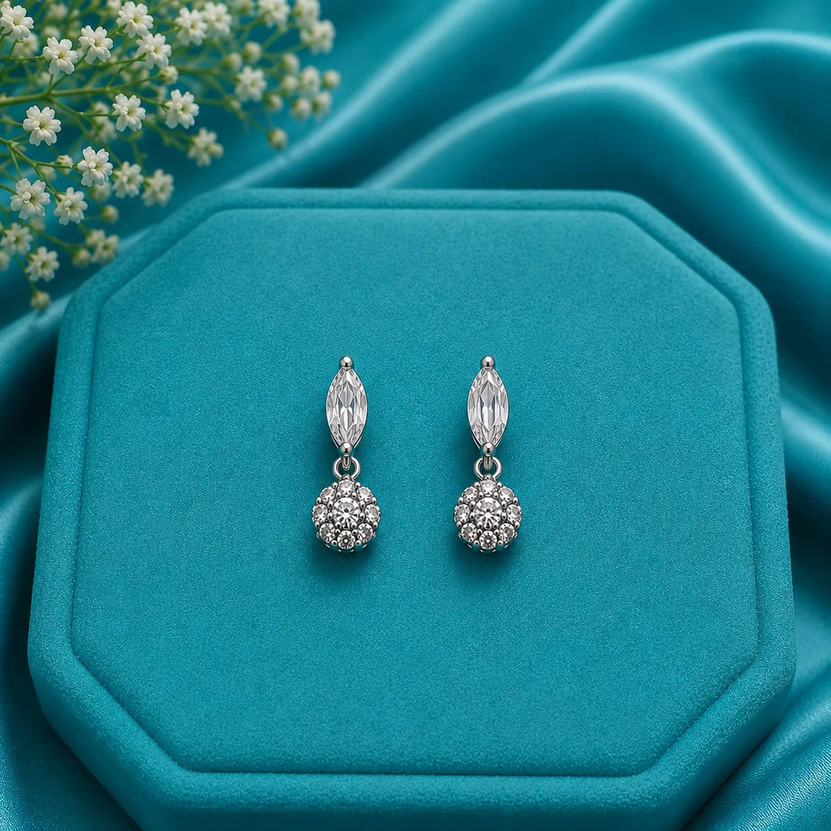 Aurora Charm Necklace Set – 925 Sterling Silver