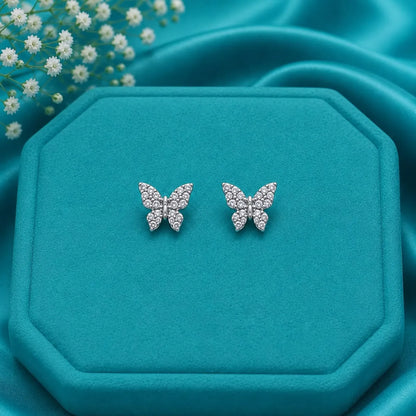 Flutter Charm Butterfly Necklace Set – 925 Sterling Silver