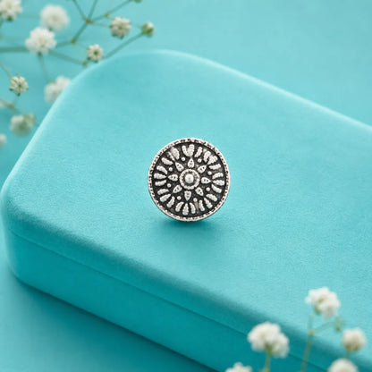 Tivara Sunray Heritage Nose Stud - Made with 925 Silver