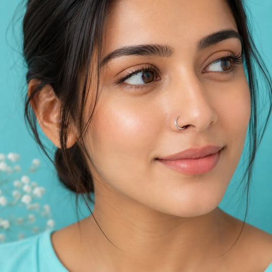 Tivara Silver Nose Ring