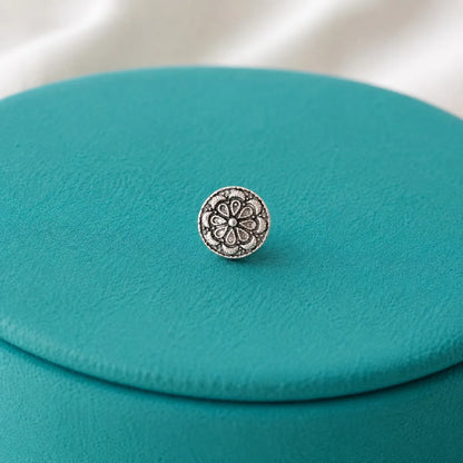 Tivara Heritage Bloom Nose Stud - Made with 925 Silver
