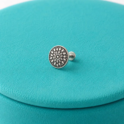Tivara Mandala Bloom Nose Stud - Made with 925 Silver