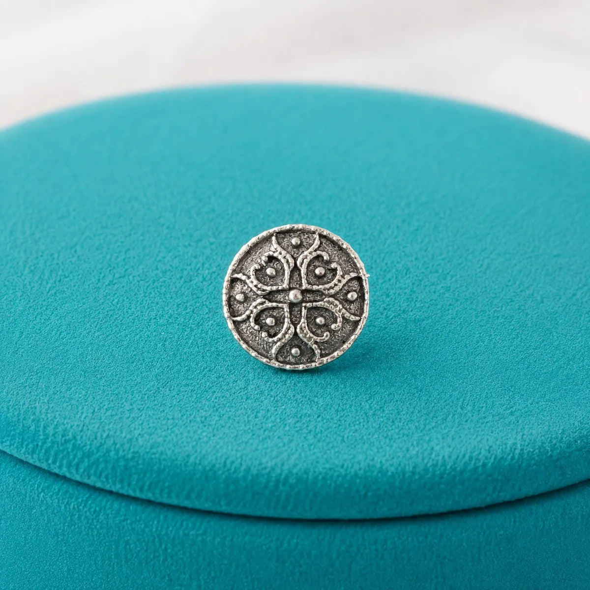 Tivara Charminar Heritage Nose Stud - Made with 925 Silver