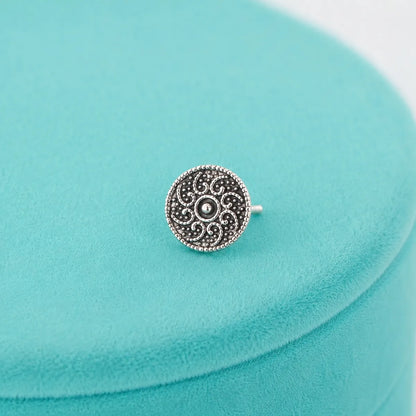 Tivara Royal Paisley Nose Stud - Made with 925 Silver