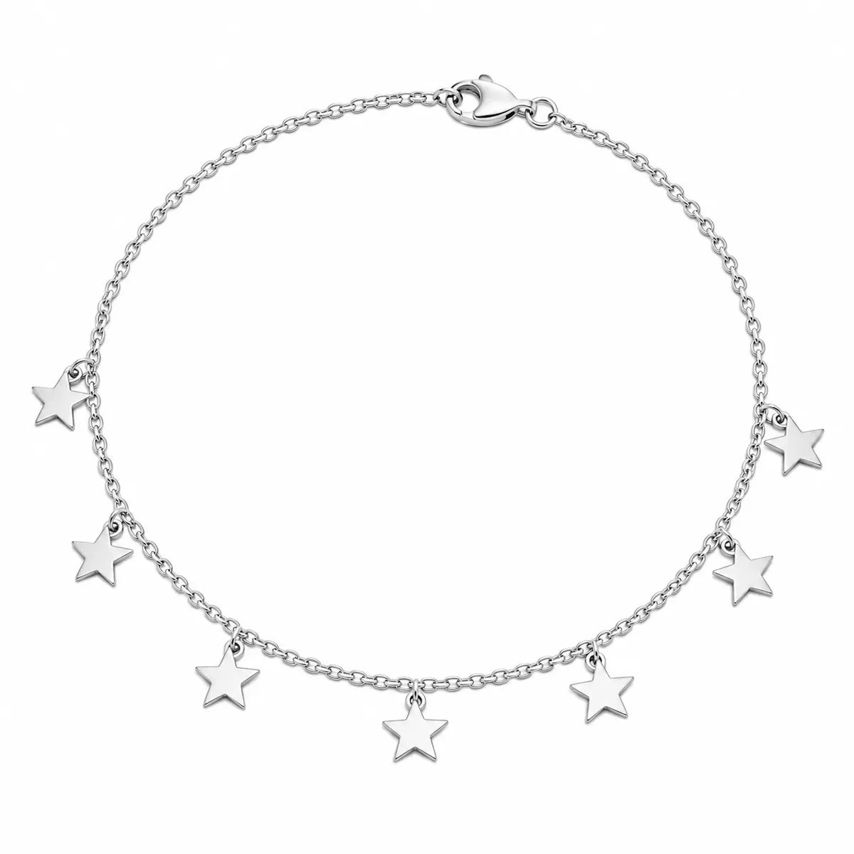 Starlight Charm Necklace – 925 Sterling Silver