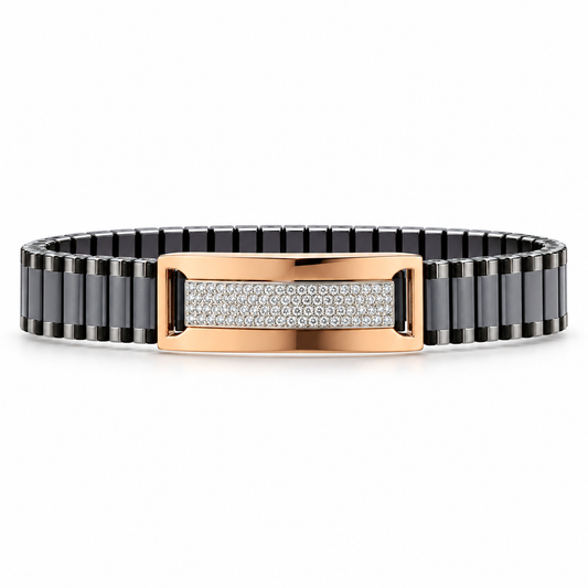 Tivara Predator Elite Rolex Bracelet - Rose Gold - Made with 925 Silver