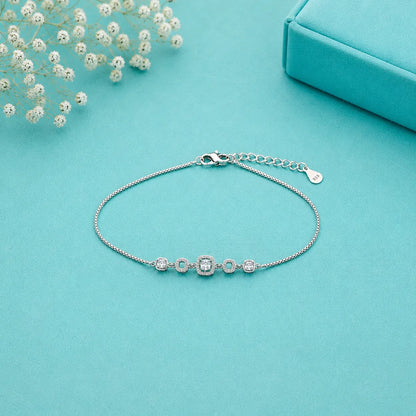 The Halo Station Bracelet - made with 925 Silver