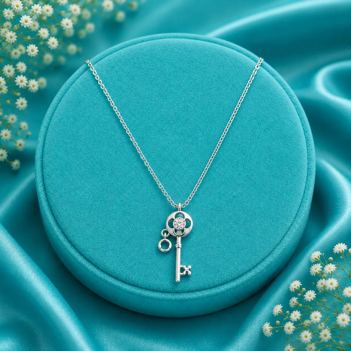 Key to My Heart Necklace - made with 925 Silver