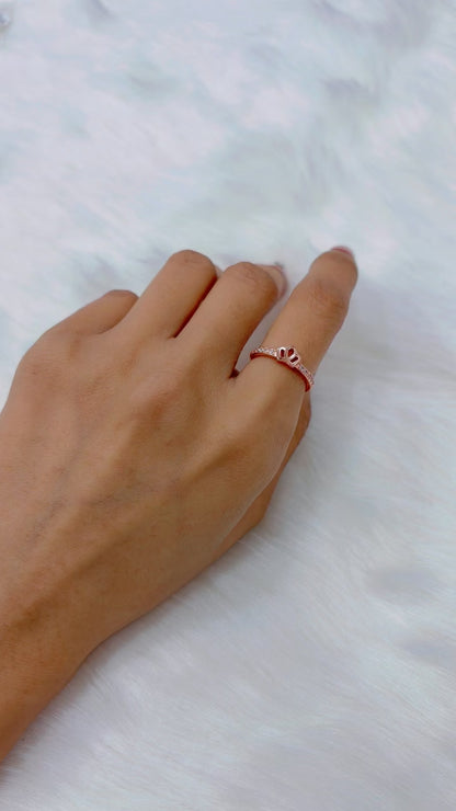 The Royal Majesty Crown Ring - made with 925 Silver